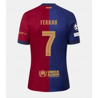 Camiseta Barcelona Ferran Torres #7 Primera Equipación Replica 2024-25 mangas cortas